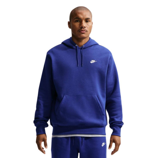 Nike Sportswear Club Fleece Hoodie Donkerblauw Wit