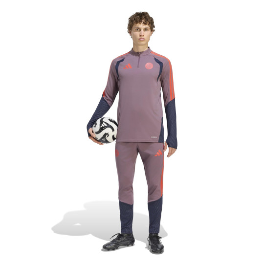 adidas Bayern München Europees Trainingspak 1/4-Zip 2026-2027 Lichtpaars Zwart Rood