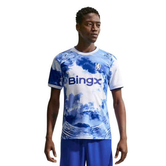 Nike Chelsea Pre-Match Trainingsshirt 2026-2027 Wit Blauw