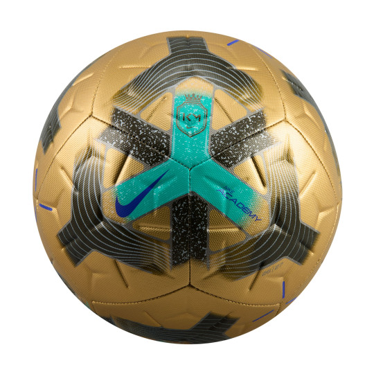 Nike Mbappé Academy Football Size 5 Metallic Gold Green Blue Black