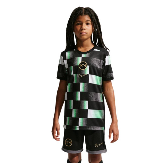 Nike Kylian Mbappé Academy 25 Kids Training Set Black Grey Mint Green Gold