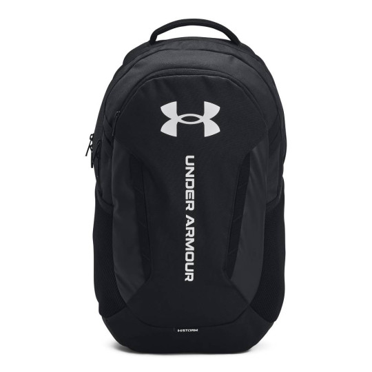 Under Armour Hustle 6.0 Backpack Black White