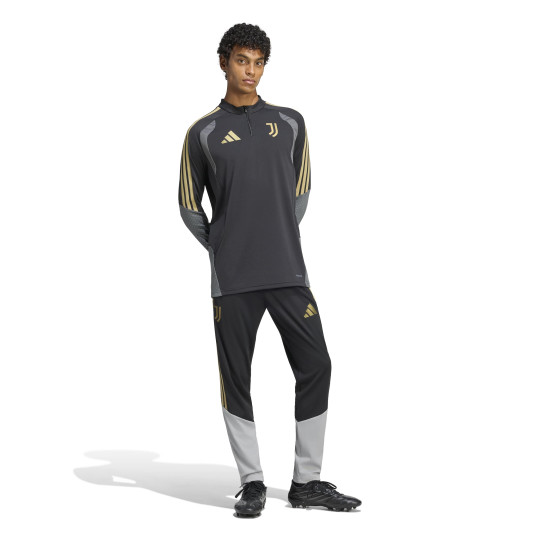 adidas Juventus Europees Trainingspak 1/4-Zip 2026-2027 Zwart Grijs Goud