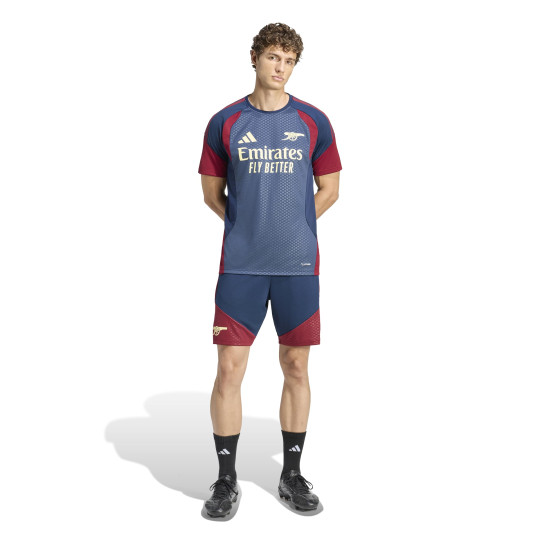 Set d'entraînement européen adidas Arsenal 2026-2027 bleu foncé rouge jaune clair