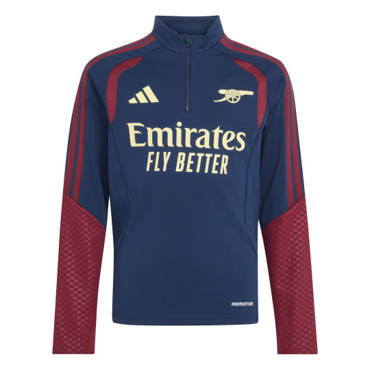 adidas Arsenal Europees Trainingstrui 1/4-Zip 2026-2027 Kids Donkerblauw Rood Lichtgeel