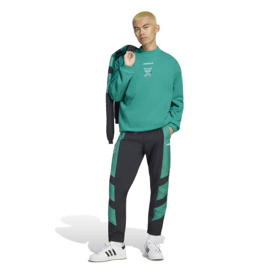 adidas Liverpool EQT Crew Trainingspak Groen Zwart Wit