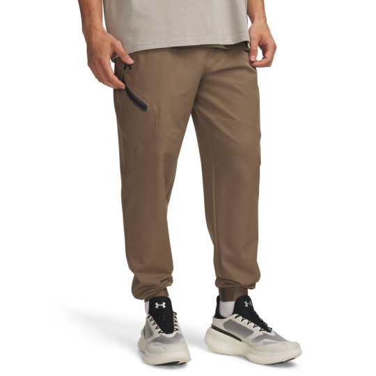 Under Armour Unstoppable Woven Trainingsbroek Bruin Zwart
