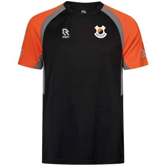 Katwijk Trainingshirt Junior Zwart Oranje