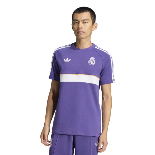 T-shirt adidas Real Madrid Originals violet, blanc, orange
