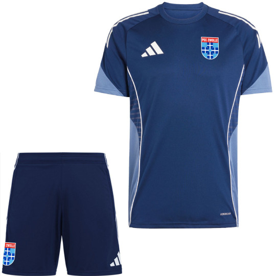 adidas PEC Zwolle Trainingsset 2026-2027 Kids Donkerblauw