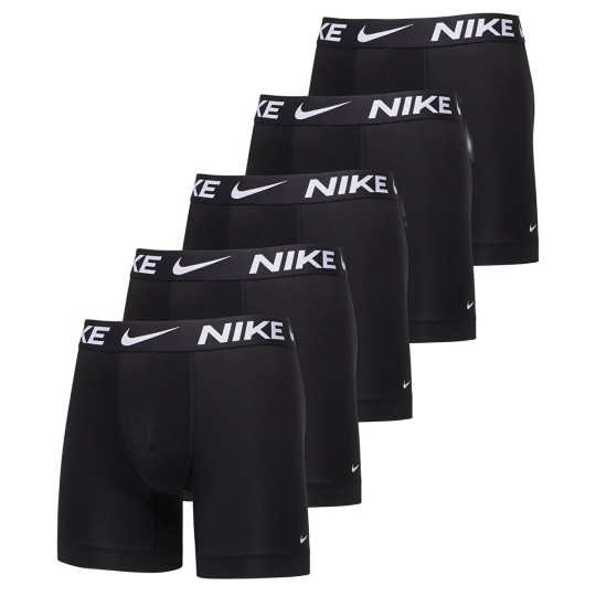 Nike Essential Micro Boxershort Brief 5-Pack Zwart Wit