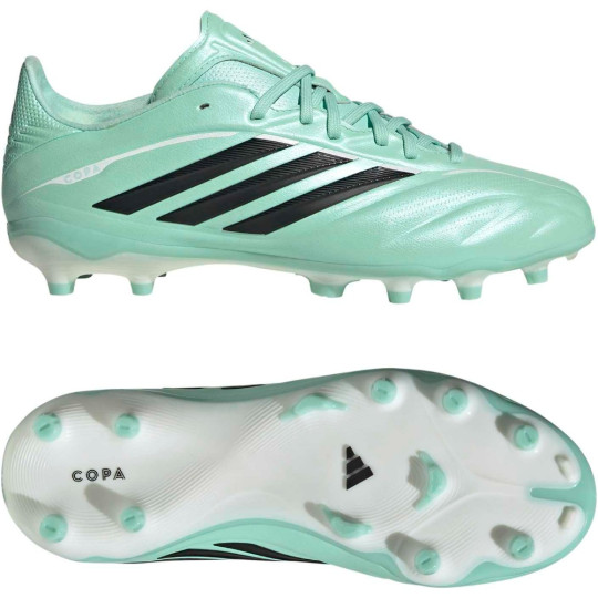 adidas Copa Pure IV Elite Gras Voetbalschoenen (FG) Kids Mintgroen Zwart Wit