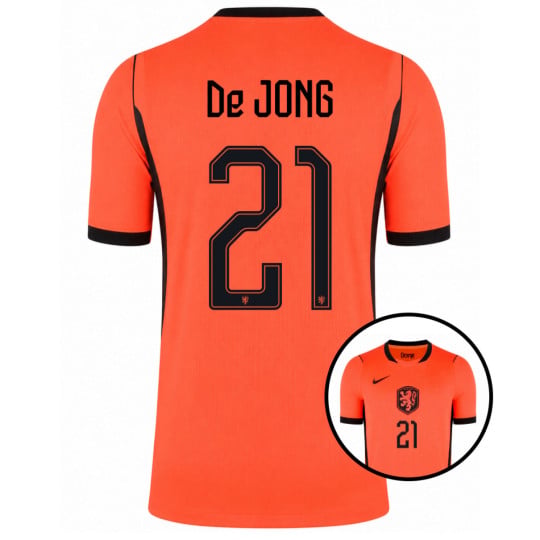 Maillot domicile Nike Netherlands F. De Jong 21 2026-2028