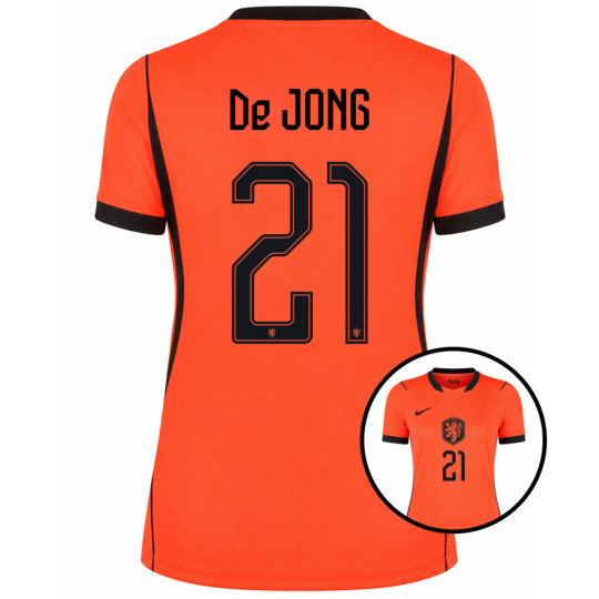 Chemise Nike Netherlands De Jong 21 Home 2026-2028 pour femmes