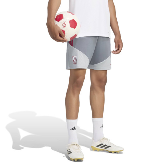 adidas Liverpool Europees Trainingsbroekje 2026-2027 Grijs Rood Wit