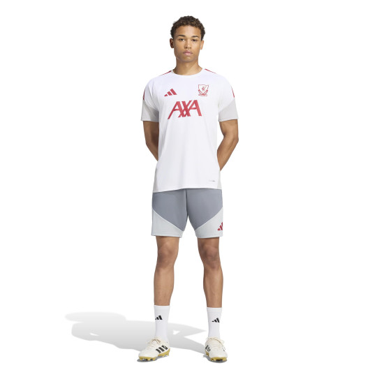 Set d'entraînement européen adidas Liverpool 2026-2027 blanc gris rouge