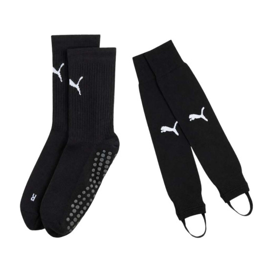 PUMA teamLIGA26 Gripsokken Sleeves Set Zwart
