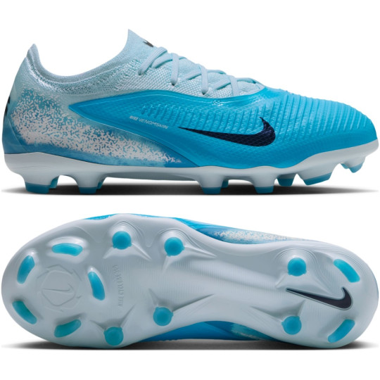 Nike Phantom 6 Low Haaland Pro Gras / Kunstgras Voetbalschoenen (MG) Lichtblauw Blauw Felblauw