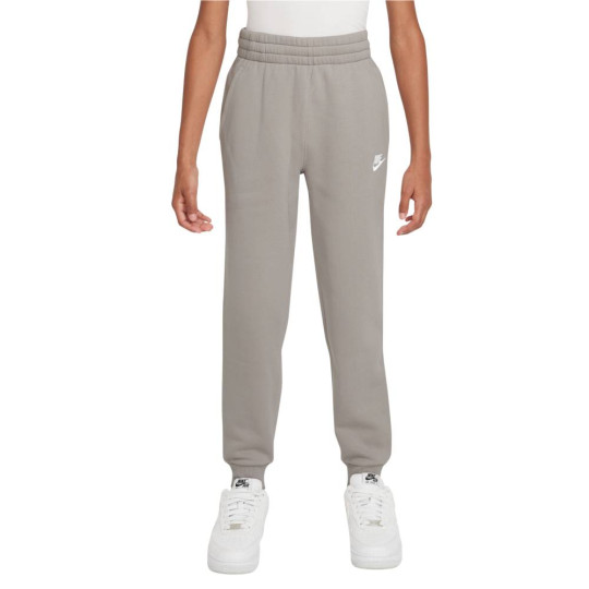 Pantalon de survêtement en polaire Nike Sportswear Club pour Enfants, beige clair, blanc