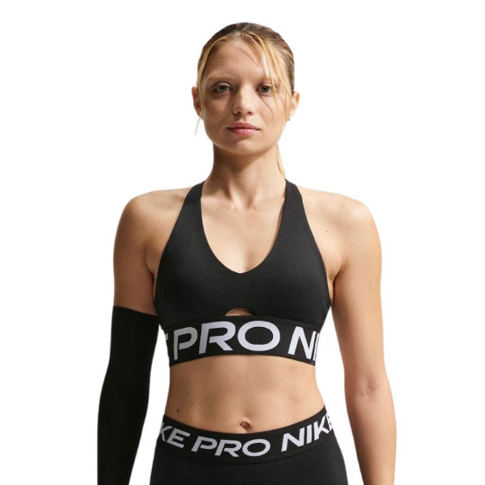 Nike Pro Sculpt Sportbeha Dames Zwart Wit