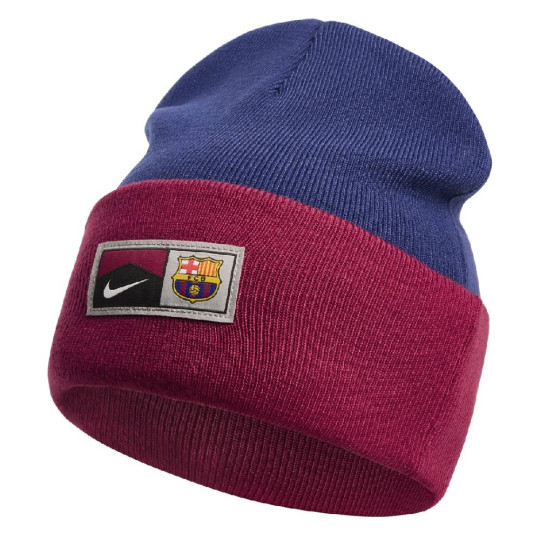 Nike FC Barcelone Peak Bonnet Beanie 2026-2027 Bleu Rouge