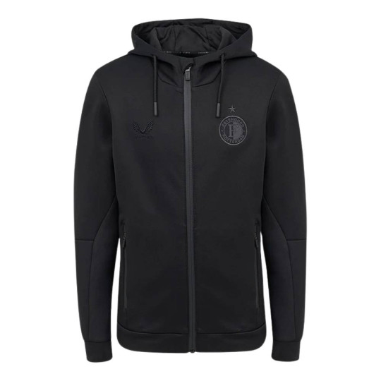 Castore Feyenoord EU Travel Training Jacket Hooded 2026-2027 Black