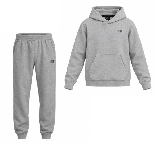 Cruyff Force Trainingspak Hooded Kids Grijs