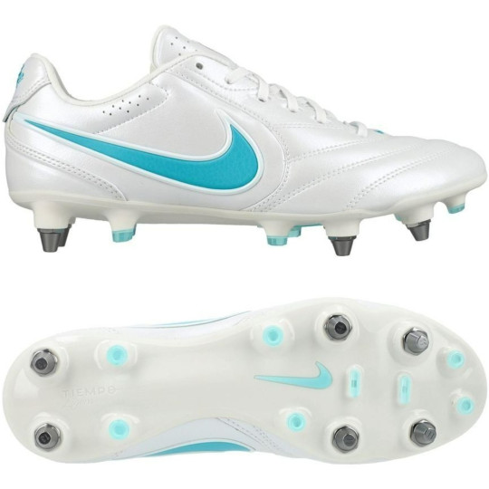 Nike Tiempo Ligera Pro IJzeren-Nop Voetbalschoenen (SG) Wit Turquoise