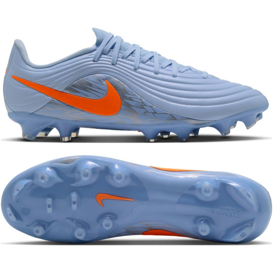Nike Tiempo Maestro Academy Grass/Artificial Grass Football Boots (MG) Light Blue Orange Silver Grey