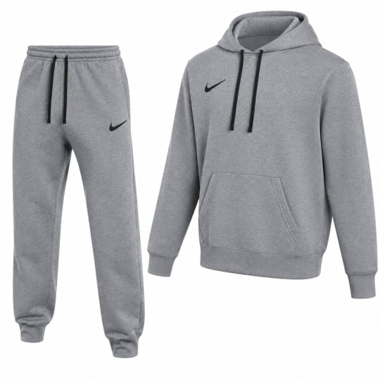 Nike Park 26 Fleece Pullover Hoodie Joggingpak Grijs Zwart