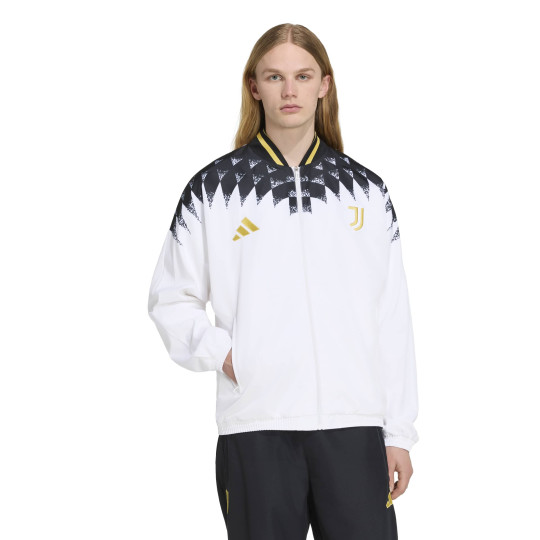 Veste d'entraînement adidas Juventus Stadium 2026-2027 blanc noir or
