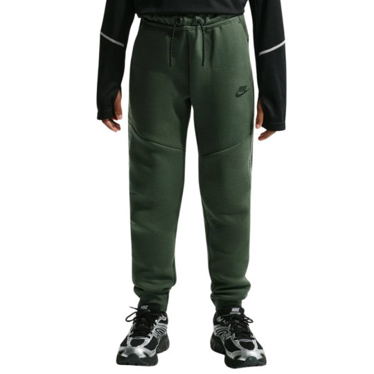 Nike Sportswear Tech Fleece Reflect Joggingbroek Kids Camogroen Donkergroen Zwart