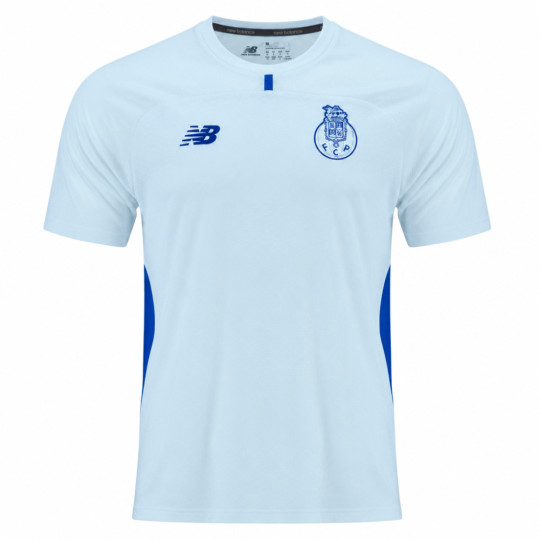 New Balance FC Porto Trainingsshirt 2026-2027 Lichtgrijs Donkerblauw