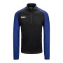 Robey Performance Haut d'Entraînement Half-Zip Noir Bleu Royal