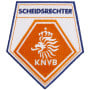 Scheidsrechters Badge Wit Oranje Blauw