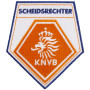 Referee Badge White Orange Blue