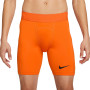 Nike Pro Dri-Fit Strike Short Collant Orange Noir