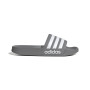 adidas Adilette Shower Slippers Donkergrijs Wit