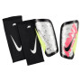 Nike Mercurial Lite 25 Protège-Tibias Argenté Rose Jaune