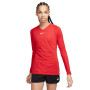 Nike Dri-Fit Park Sous-Maillot Manches Longues Femmes Rouge Blanc