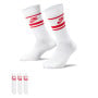 Nike Sportswear Everyday Essential Sports Socks 3-Pack White Red