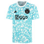 adidas Ajax Pre-Match Maillot d'Entraînement 2023-2024 Bleu Clair Blanc