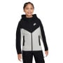 Nike Tech Fleece Sportswear Veste Enfants Gris Clair Noir Blanc