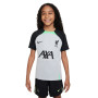 Nike Liverpool Strike Maillot d'Entraînement 2023-2024 Enfants Gris Noir Vert