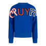 Cruyff Mover Crew Sweater Kids Blauw Rood Zwart