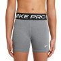 Nike Pro Short Collant Filles Gris Noir Blanc
