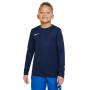 Nike Dry Park VII Maillot de Football Manches Longues Enfants Bleu Foncé