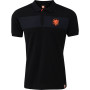 KNVB Polo Logo Zwart Grijs Oranje