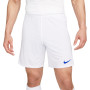 Nike Park III Short de Foot Blanc Bleu