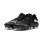 PUMA Future 7 Match Gazon Naturel Gazon Artificiel Chaussures de Foot (MG) Noir Blanc Gris Foncé